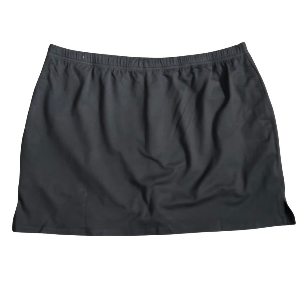 NWOT | Black Athletic Performance Skort | Built-In Shorts | Side Slit | XXL